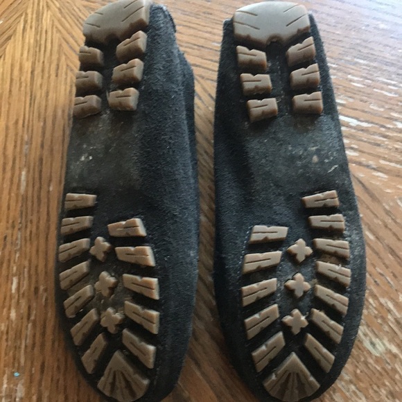Coach Dark Dk Gray Moccasin Shoes 7.5 - Picture 7 of 7